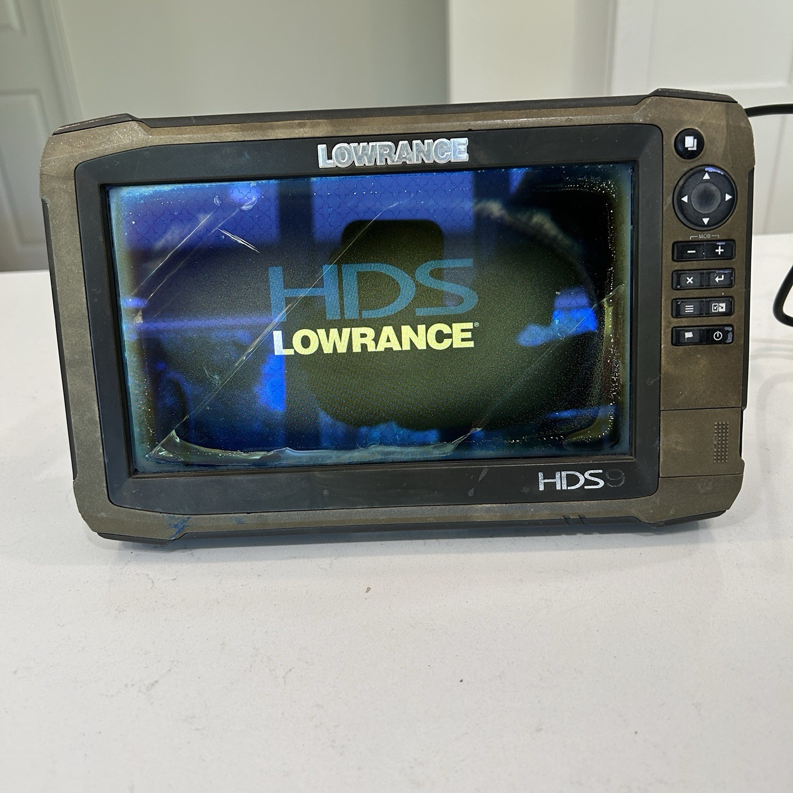 Lowrance HDS 9 Gen 3 Fishfinder GPS Head Unit Tested Working