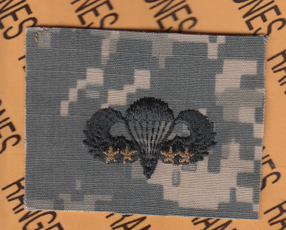 US Army Airborne 4th Combat Parachute para wing award ACU cloth badge patch B
