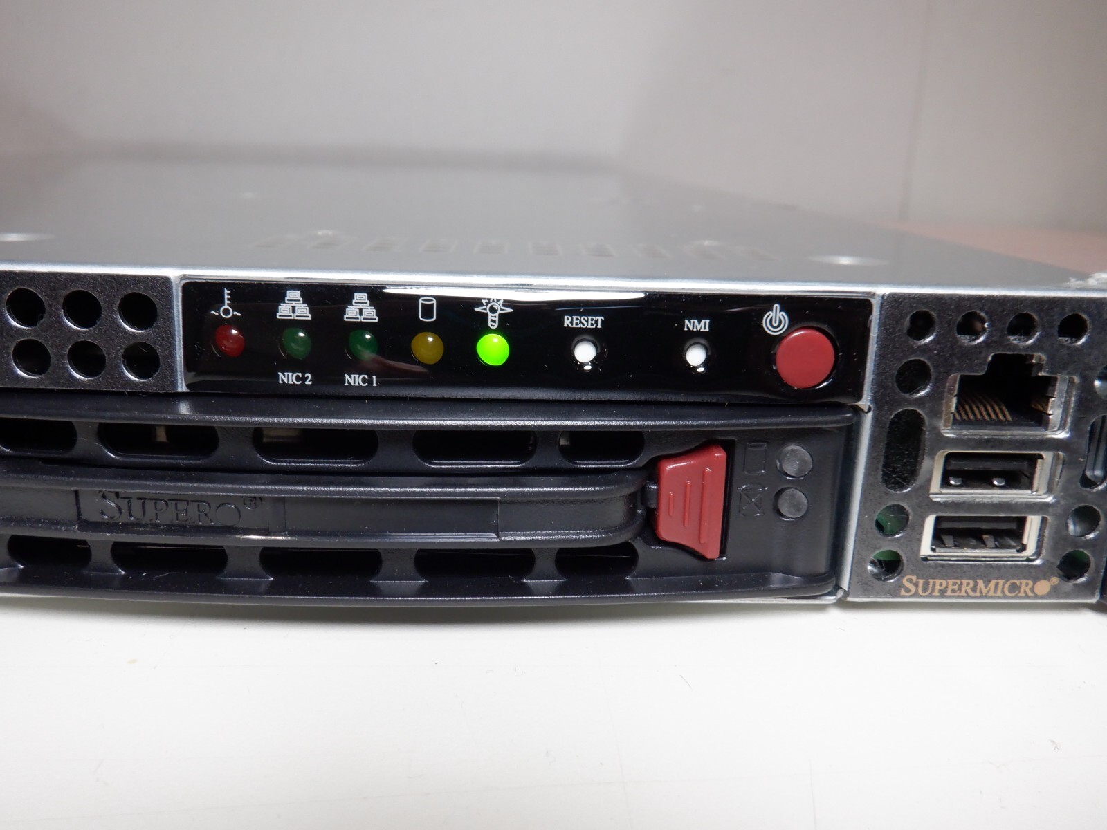 SUPERMICRO CSE-812i-400CB 1U RACKMOUNT CHASSIS