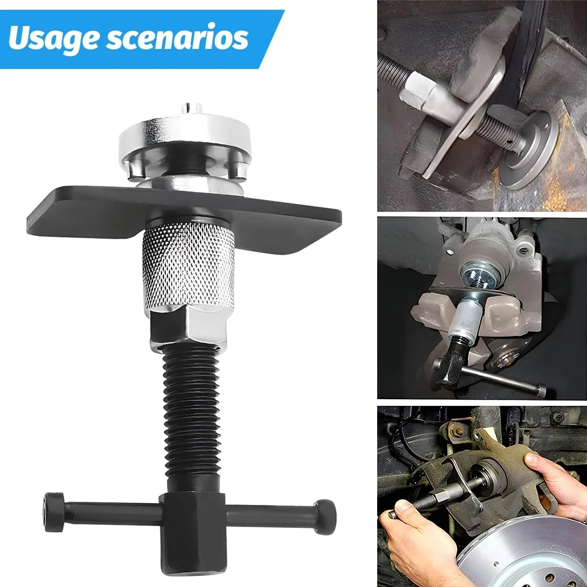 Disc Brake Caliper Piston Rewind Tool Car Rear Brake Pad Wind Back Tool