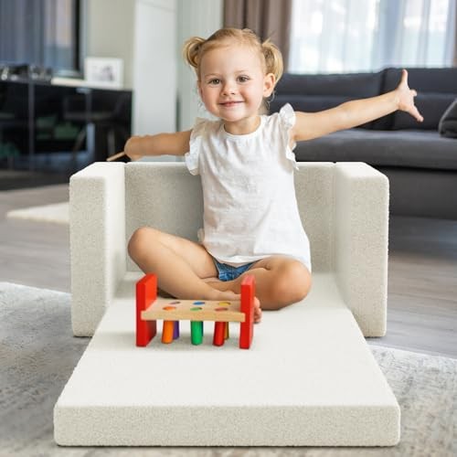 Washable Toddler Couches That Fold Out Kids Couch Bed with Removable Cover