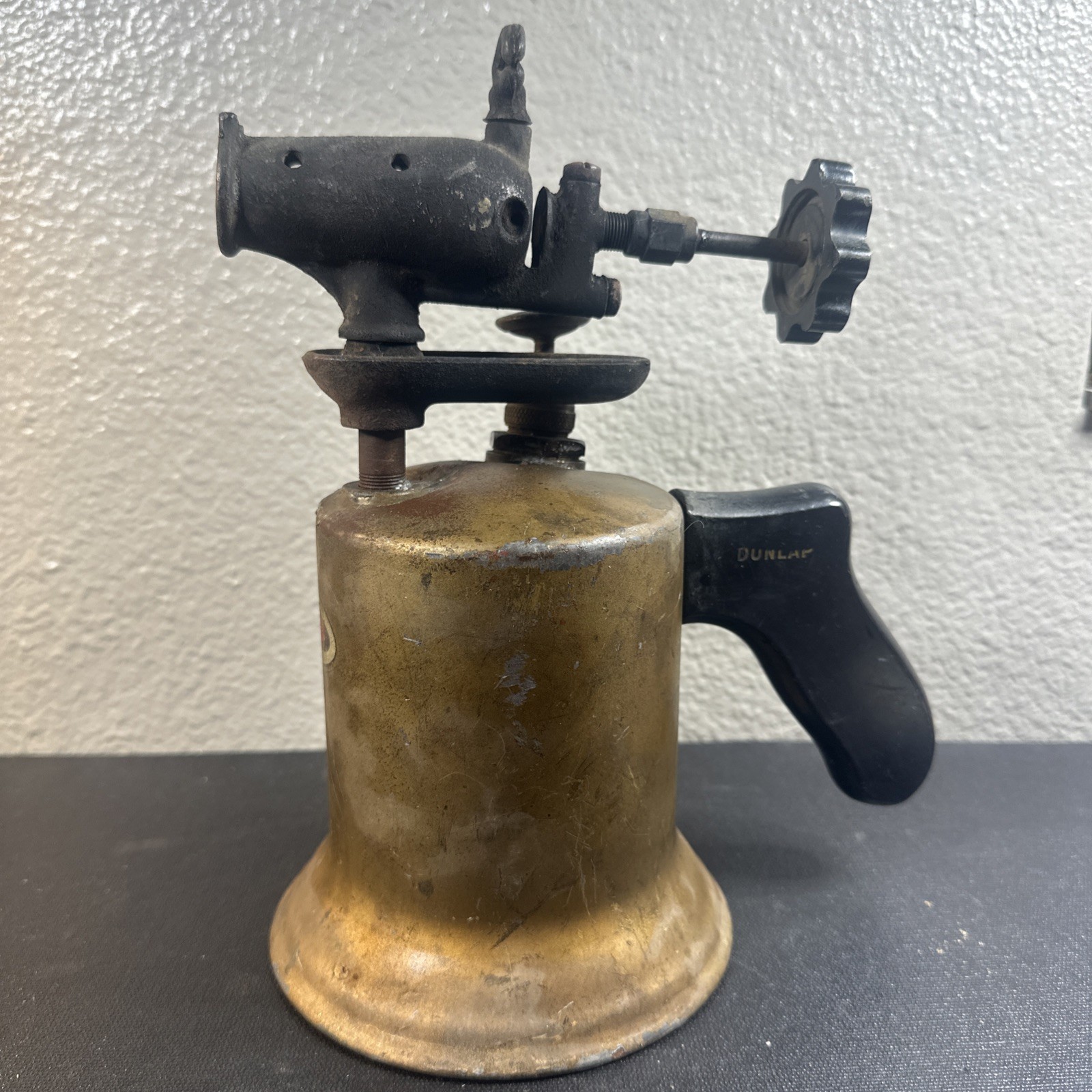 Vintage Antique Dunlap  hand held blow torch 1930s collectible