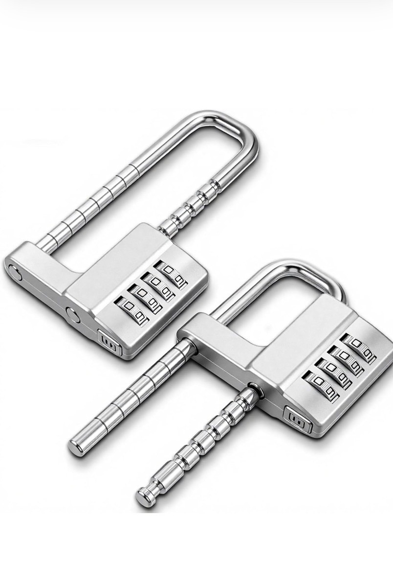 4 digit combination lock. 10,000+ combinations! multi-use, Stainless steel!