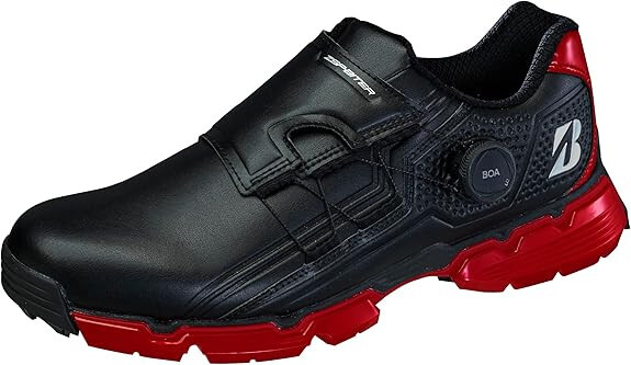 BRIDGESTONE Golf Shoes ZSP-BITER TOUR BOA WIDE Black Red SH2401 US7.5(25.5cm)