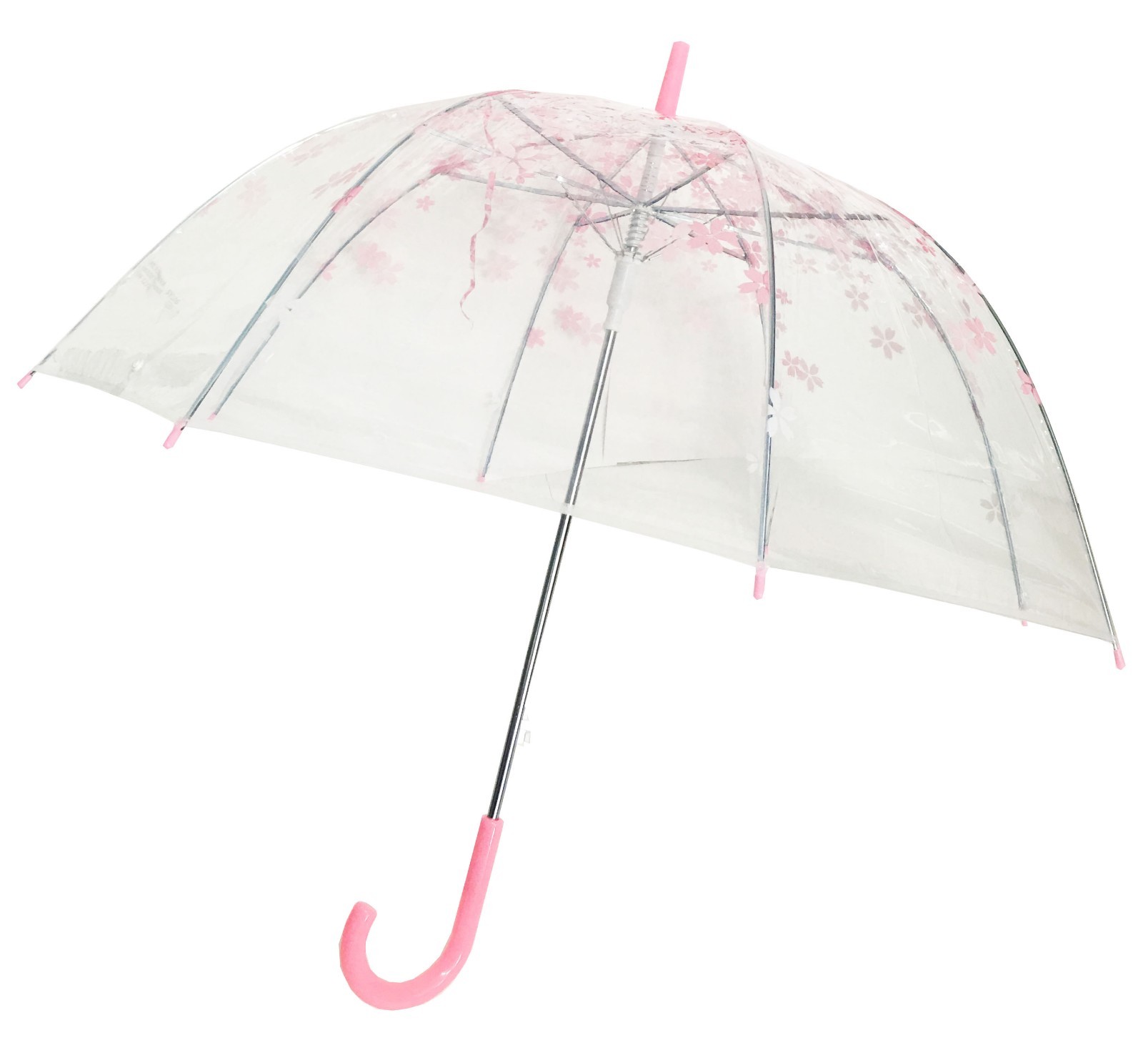 Cherry Blossom Clear Dome umbrella, clear bubble umbrella, clear umbrella