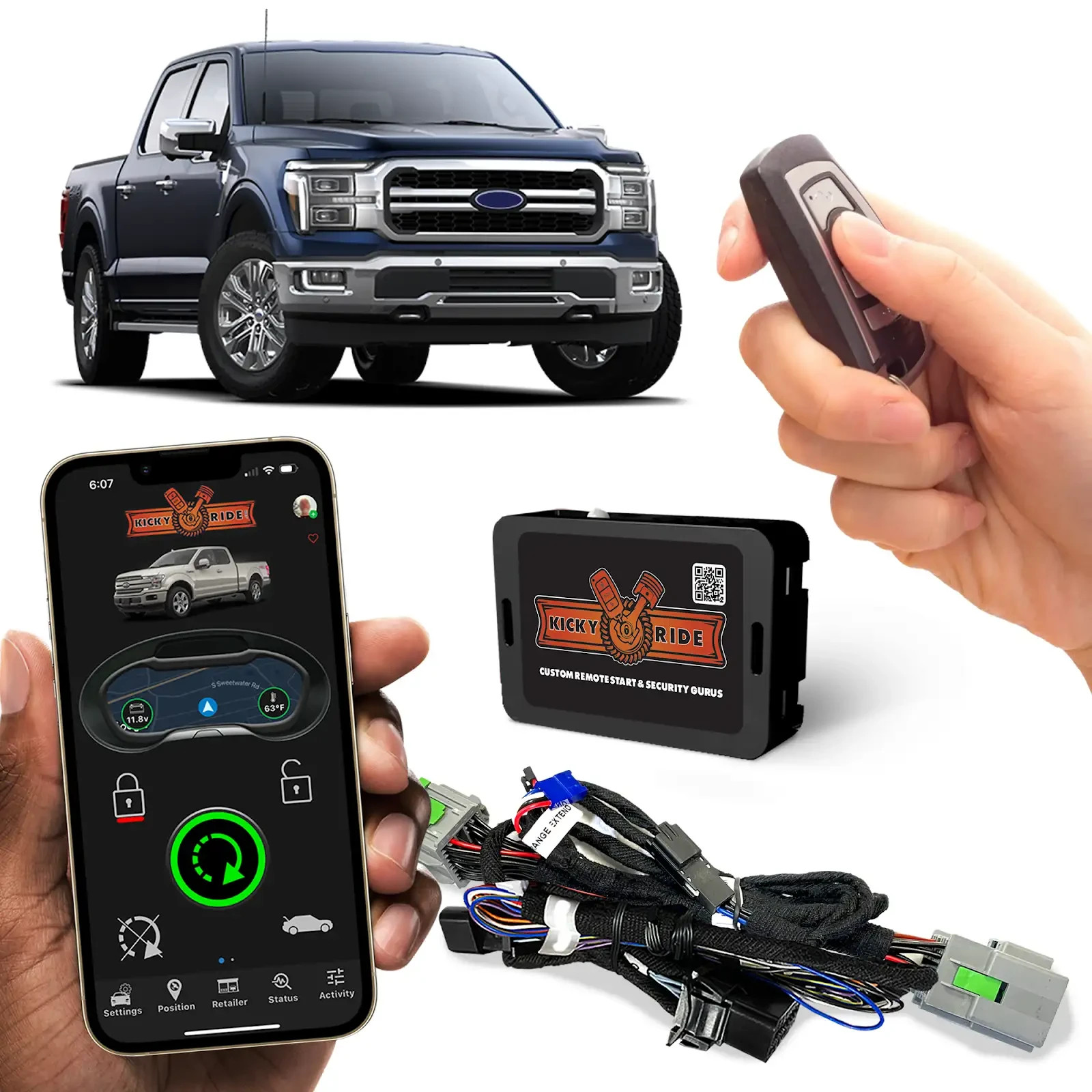 Plug in Remote Start - 2024+ Ford F-150 With Android/iPhone app control!