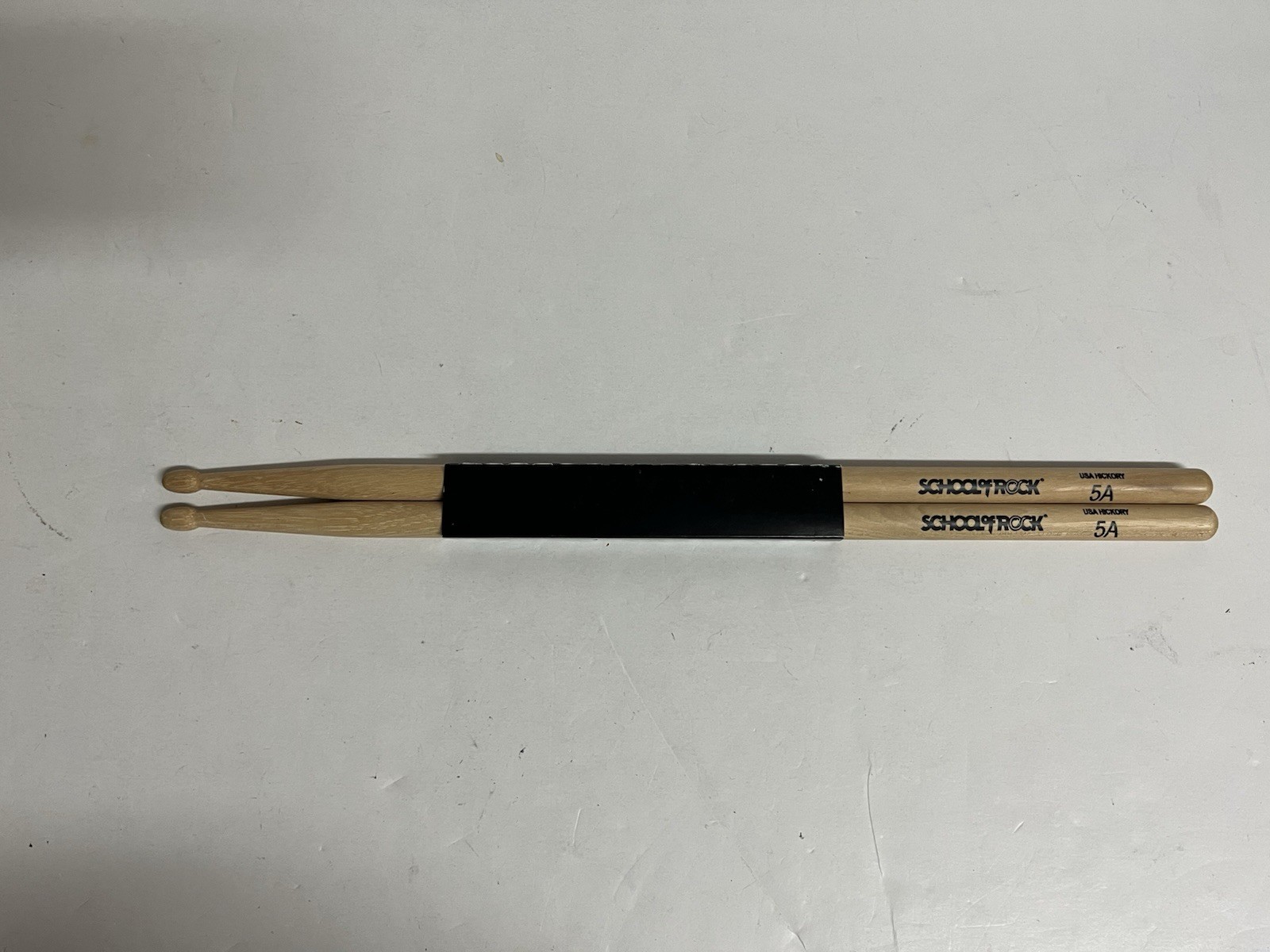 Pair of School of Rock Drum Sticks 5A Made in USA American Hickory