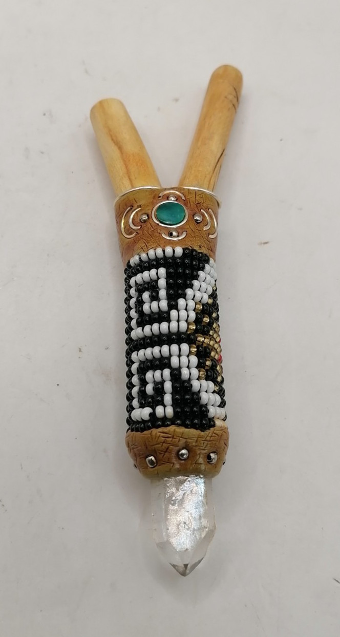 Peruvian Kuripe Unisex Handmade Chonta Wood Multicolored Beads
