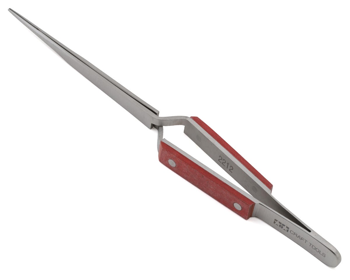 Tamiya HG Reverse Opening Action Straight Tweezers [TAM74103]