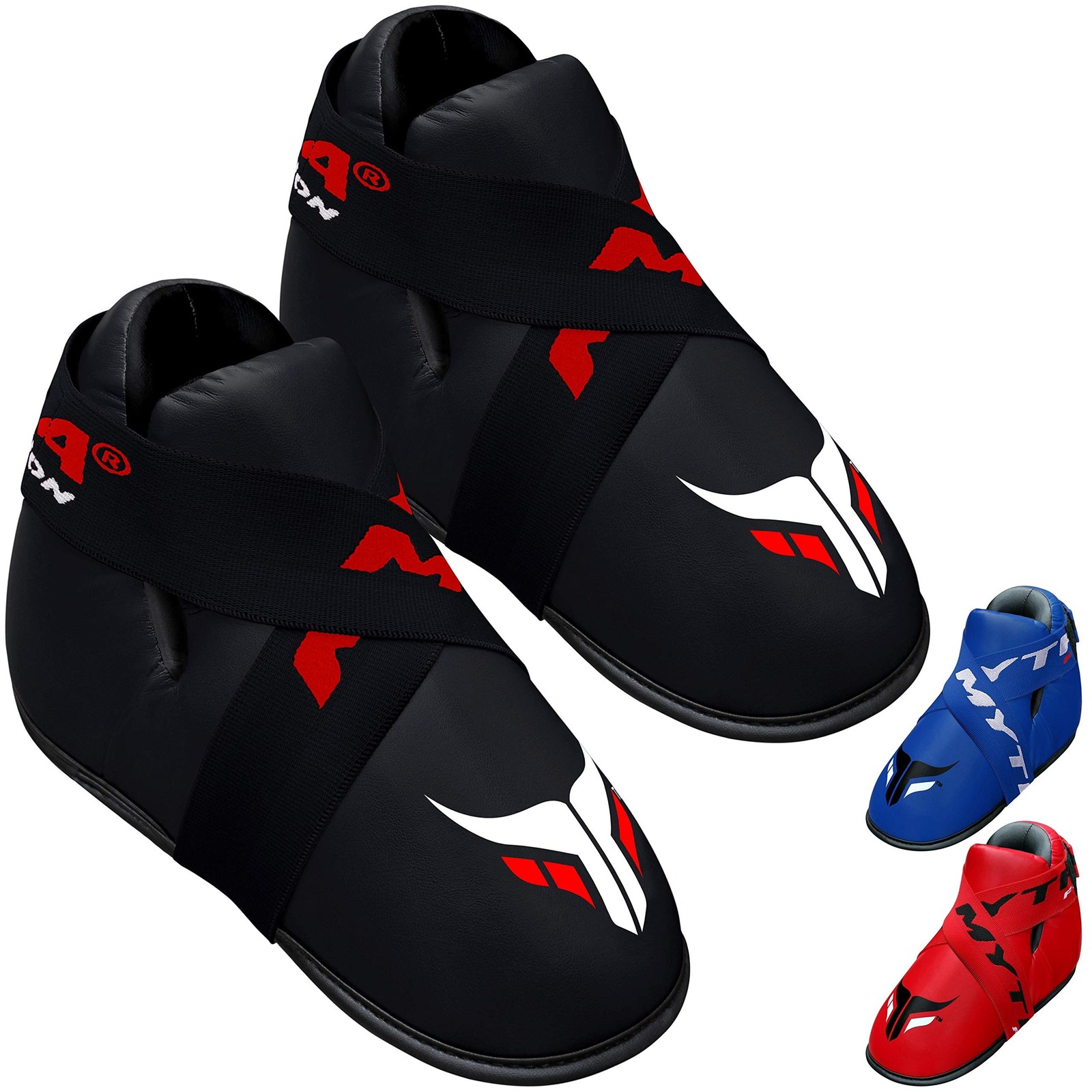 Mytra Fusion Semi Contact Boots – Kickboxing Boots and Foot Pads for Sparring...
