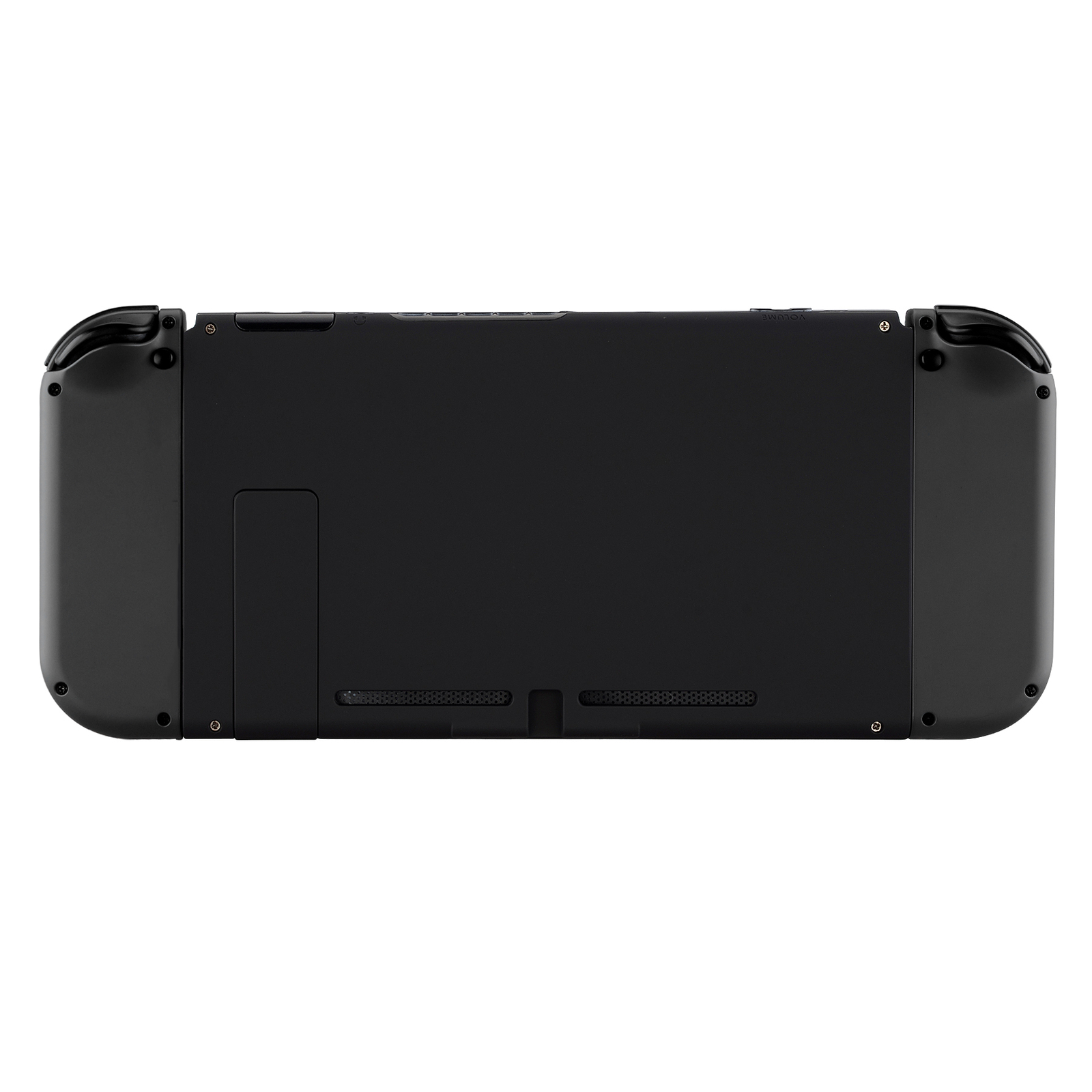 Soft Touch Black Back Plate Housing Shell for Nintendo Switch Handheld Console