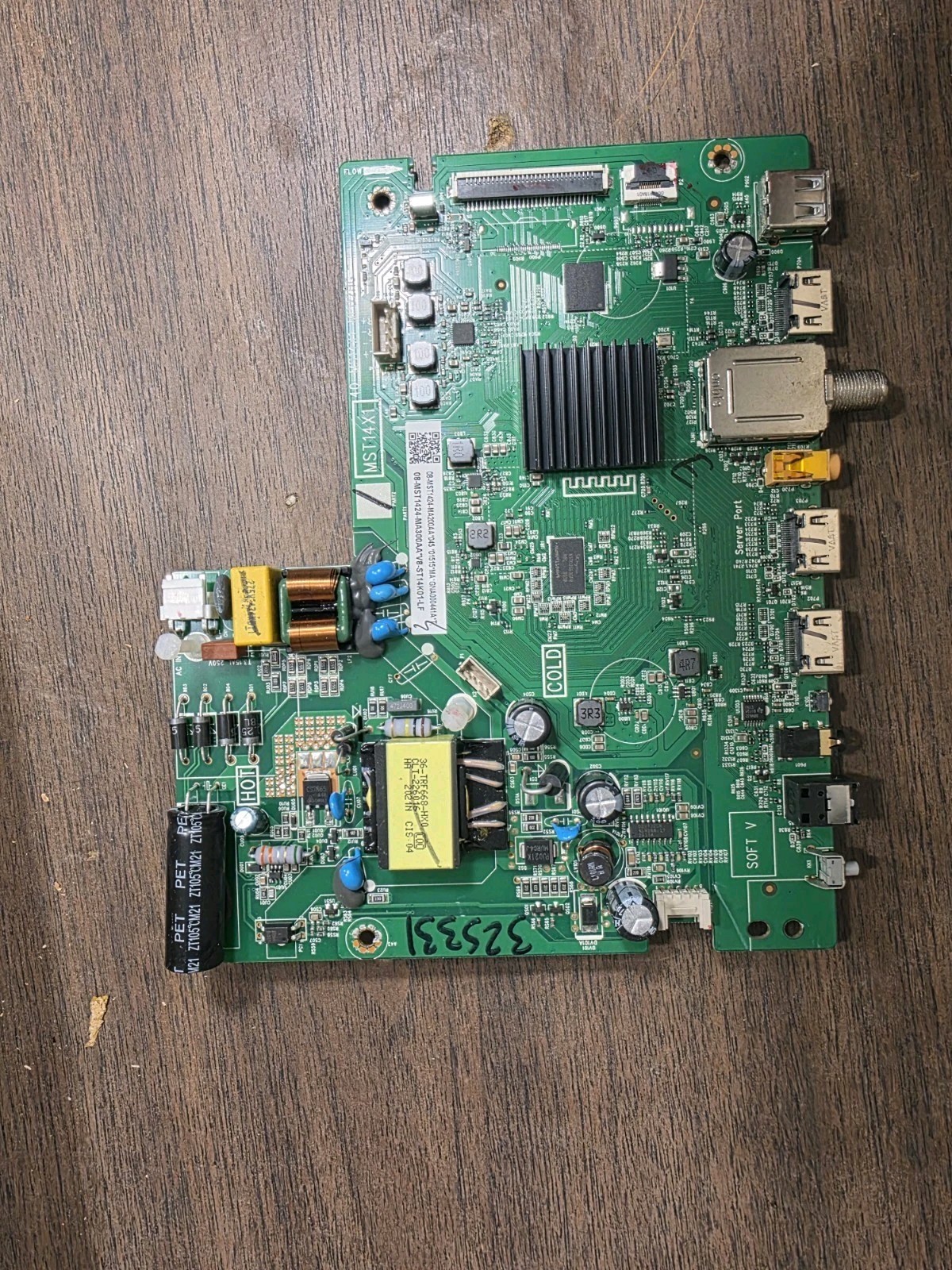 TCL 32" 32S331 08-MST1424-MA200AA Main Video / Power Supply Board