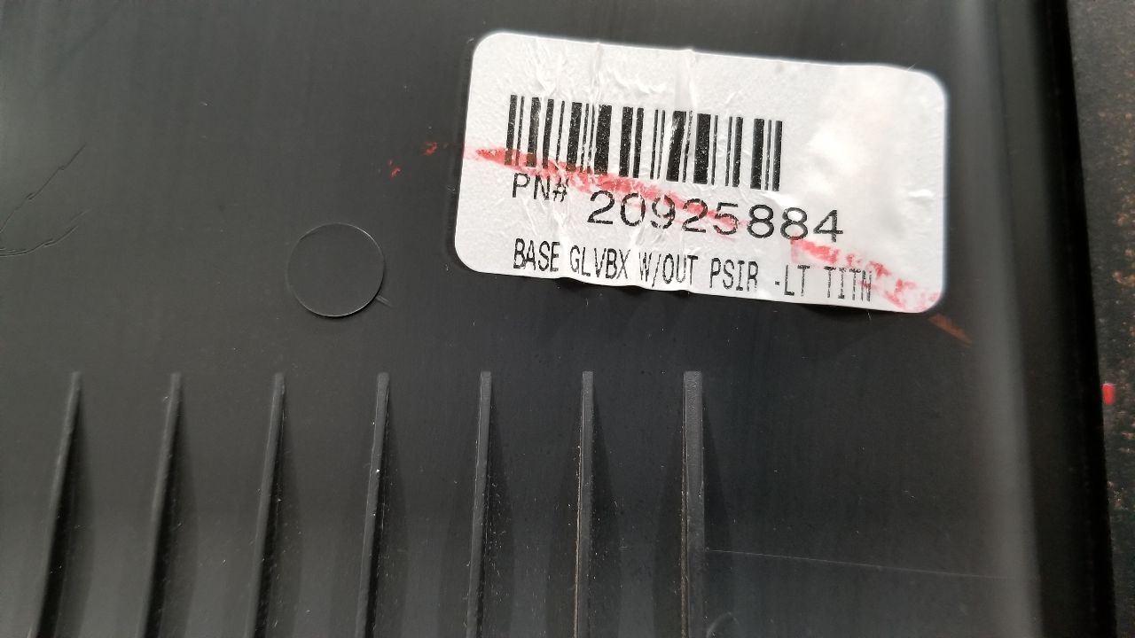 13 GMC SIERRA 1500 LOWER GLOVE BOX GRAY
