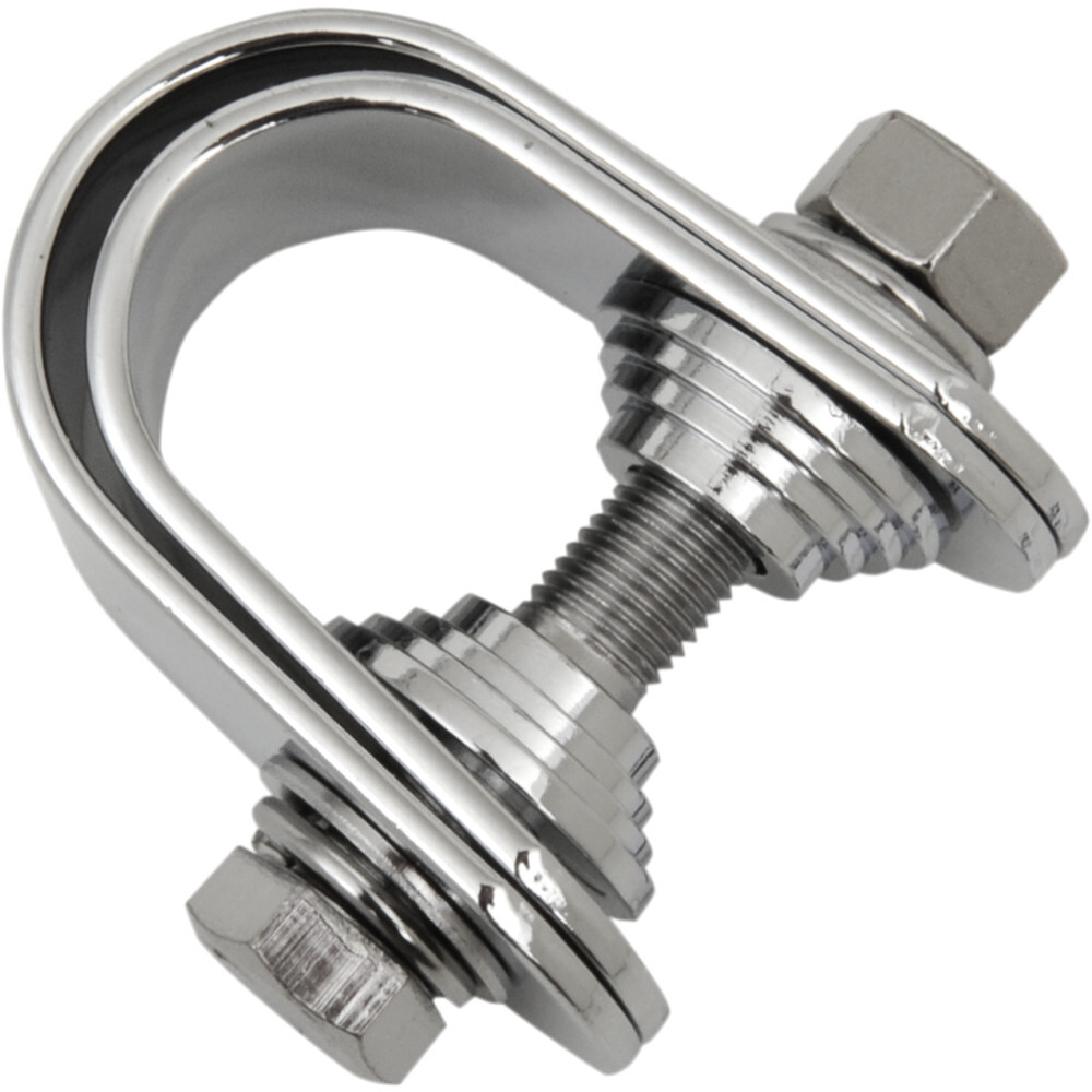 Drag Specialties Mini Speedometer/Tachometer Clamp 1"/1.25" | 21-6808A1-BC202