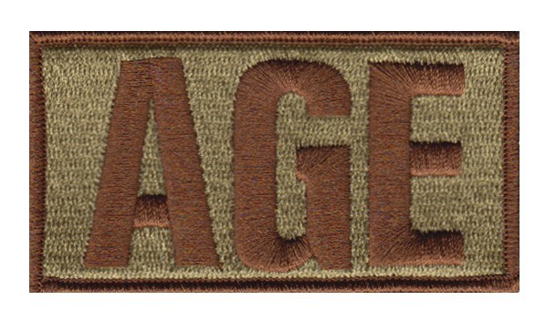 Aerospace Ground Equipment (AGE) Shoulder Identifier Multicam/OCP Patch