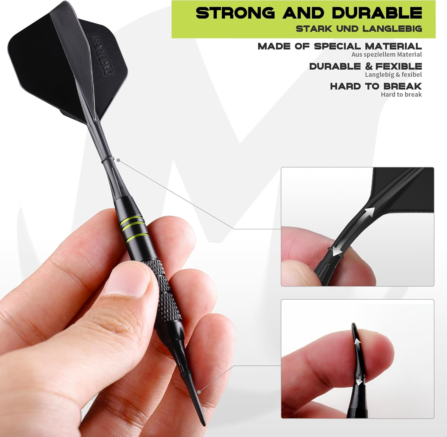 Darts Soft Tip 3Pack 18G with Gift Carrying Case-Copper Barrels with Integrated