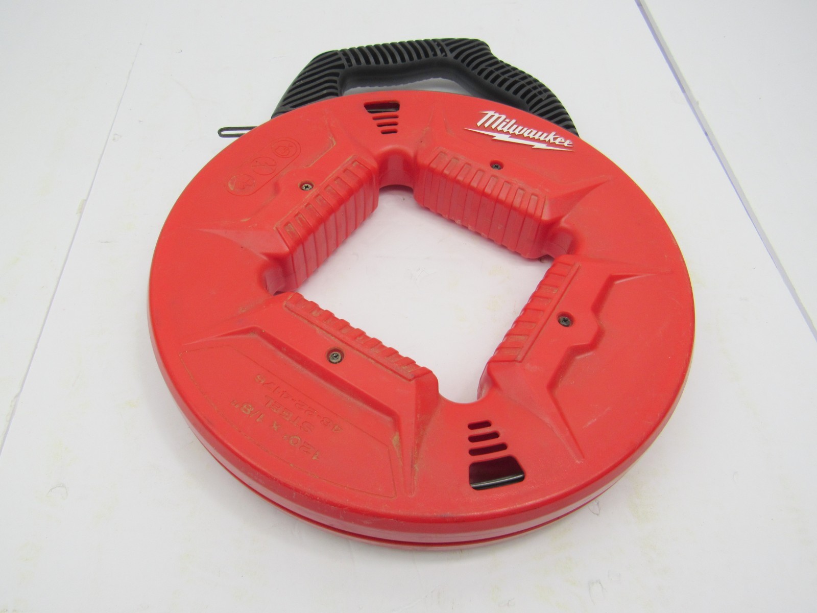 Milwaukee Steel Fish Tape 120 ft x 1/8 in Red Sheath MPN 48-22-4176