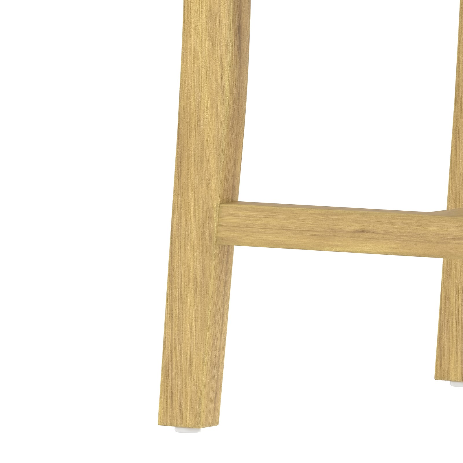 4-Piece Rustic Farmhouse Dining Chair - Solid Wood Frame with Gray Fabric Cush