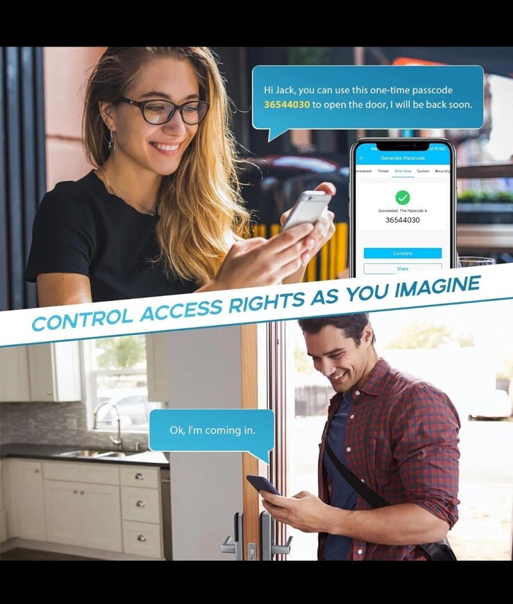 OLUMAT Smart Lock | Keyless Entry Door Lock Fingerprint Lock | NEW OPEN BOX!