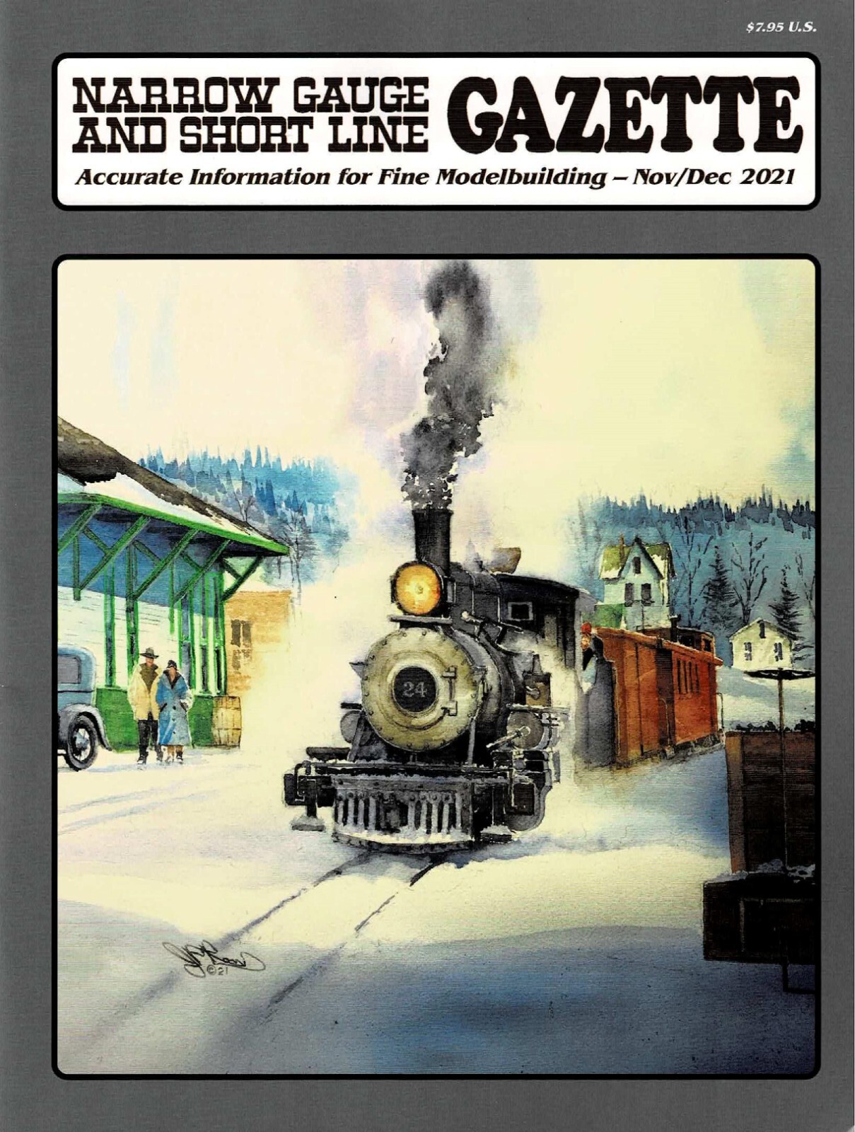 Narrow Gauge and Short Line Gazette Magazine Nov/Dec 2021 Cove Station