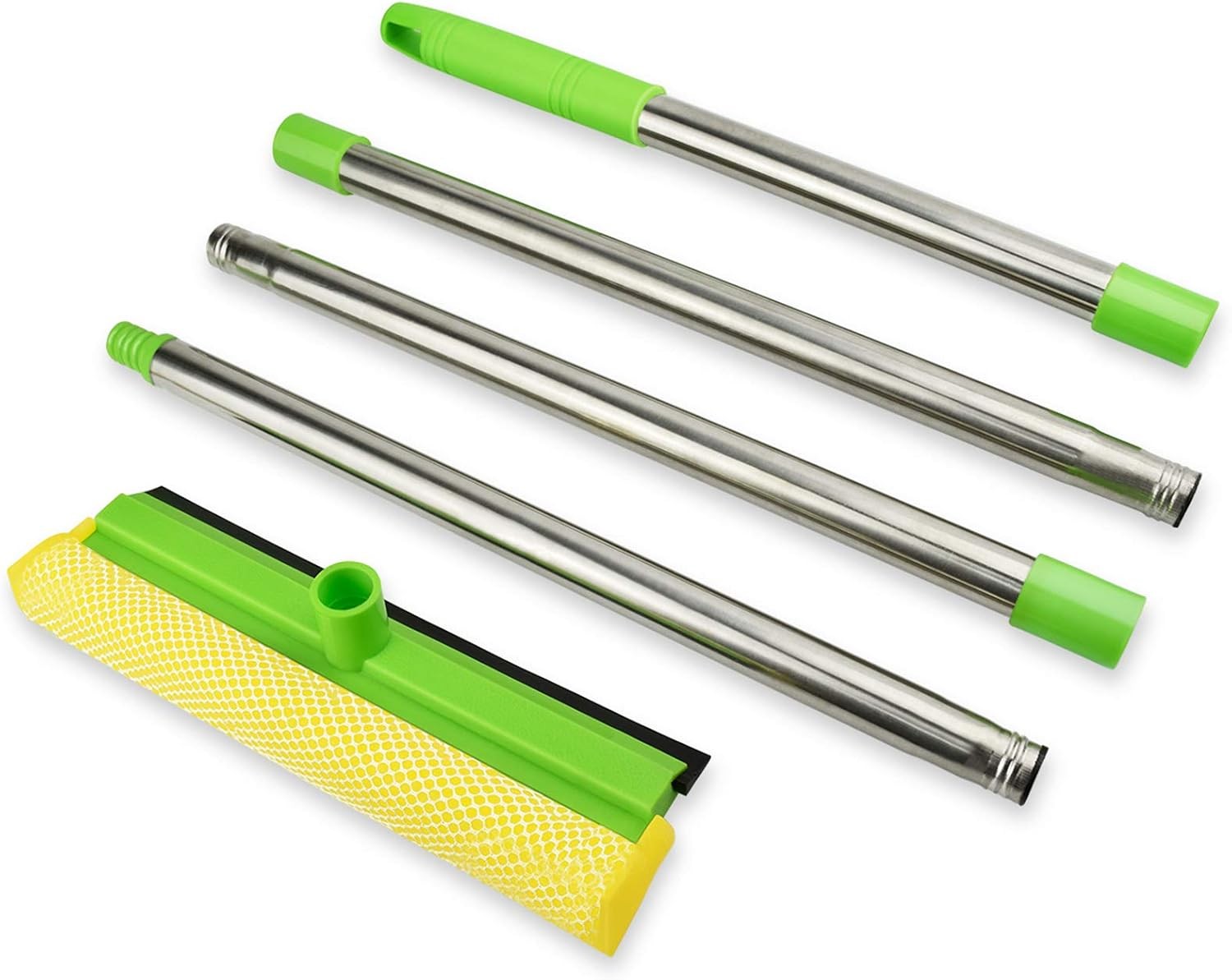 Window Squeegee, Squeegee for Window Cleaning, 2 in 1 Squeegee Window Cleaner