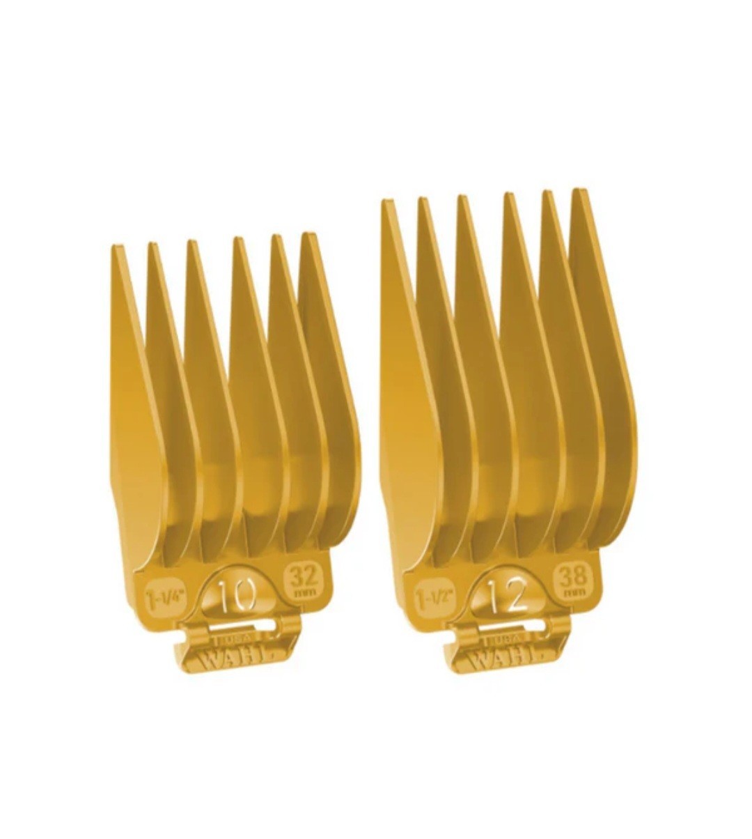 Wahl Pro Clipper Guides 2PC Long Hair Comb Set 1-1/4" #10 & 1-1/2" #12 - 3028063