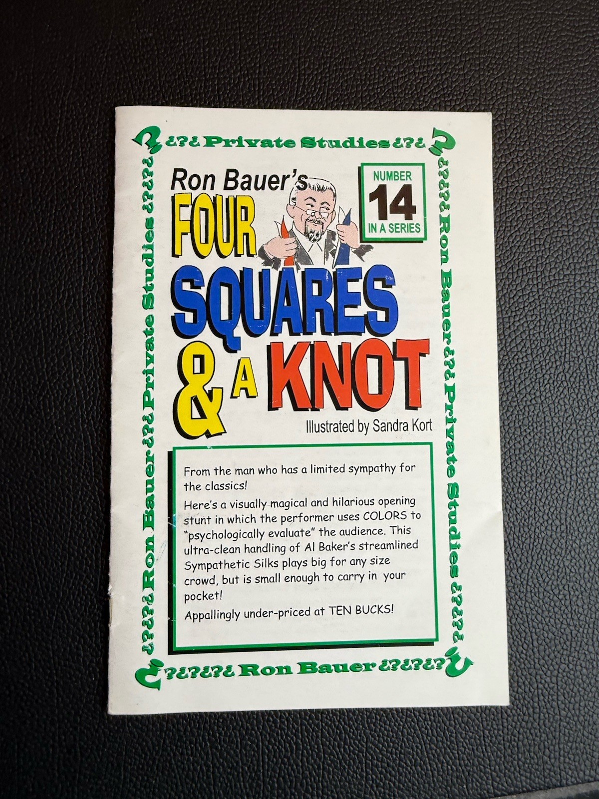 🔥The Ron Bauer Private Studies Series “Four Squares And A Knot“🔥🔥