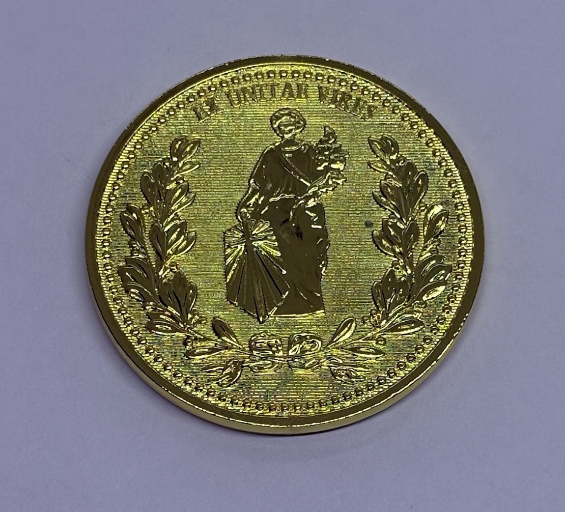 John Wick Continental Gold Coin Memento Alloy Token Cosplay Lion Detailed Art X