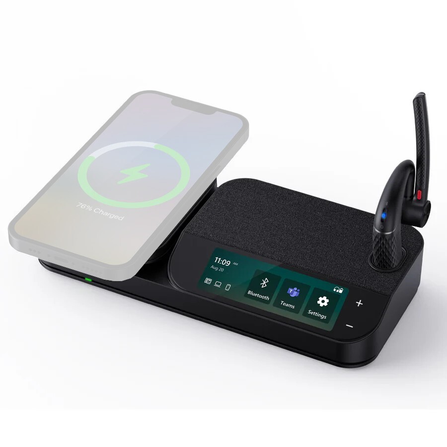 Yealink BH71 Workstation Bluetooth Wireless Headset System Ear Hook 1208653