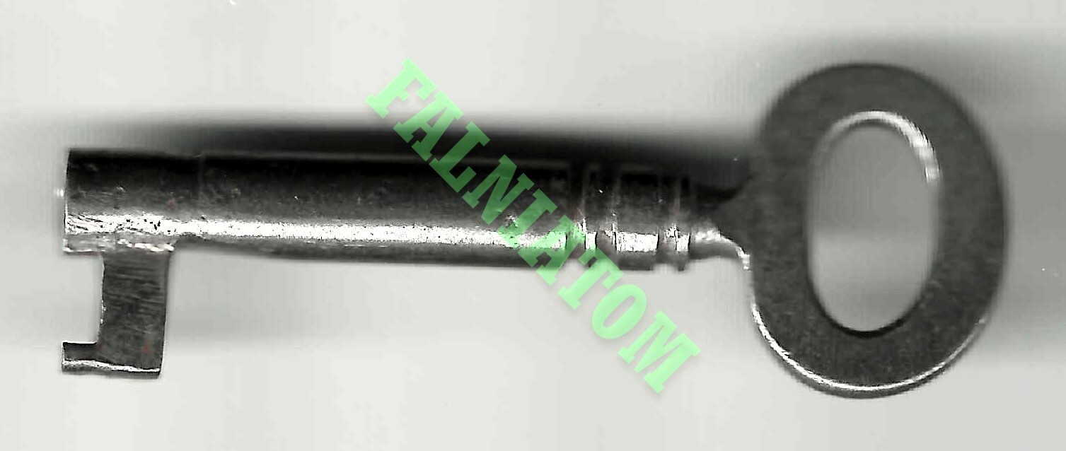 Vintage Hollow Barrel Skeleton Key - Approx 2.25" Long