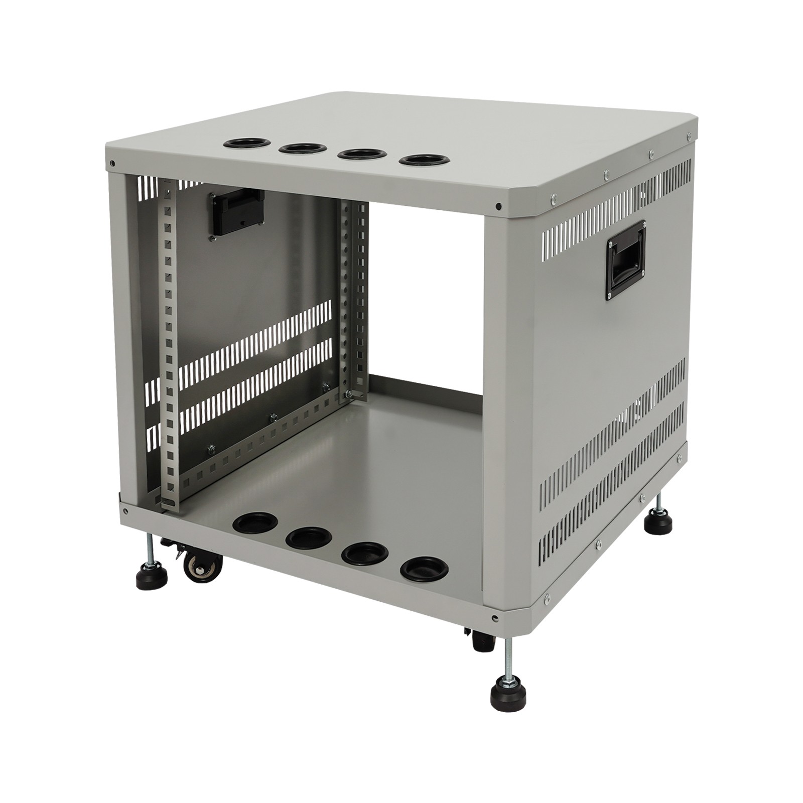 9U Server Rack Cabinet – Mobile & Durable, Ideal for Studios & Offices