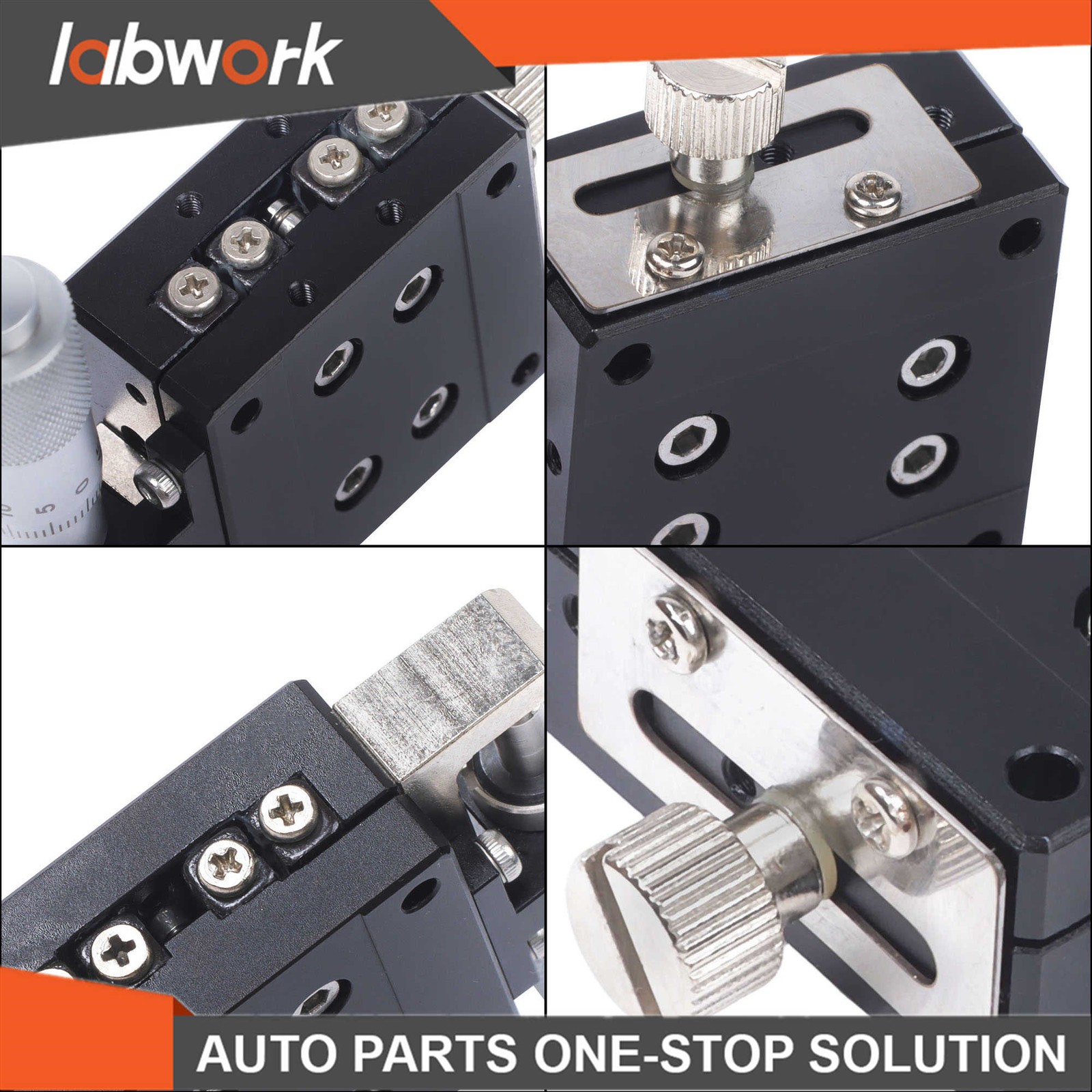 Labwork Precise Linear Stage SEMX40-AS X Micrometer Sliding Table Bearing Trim