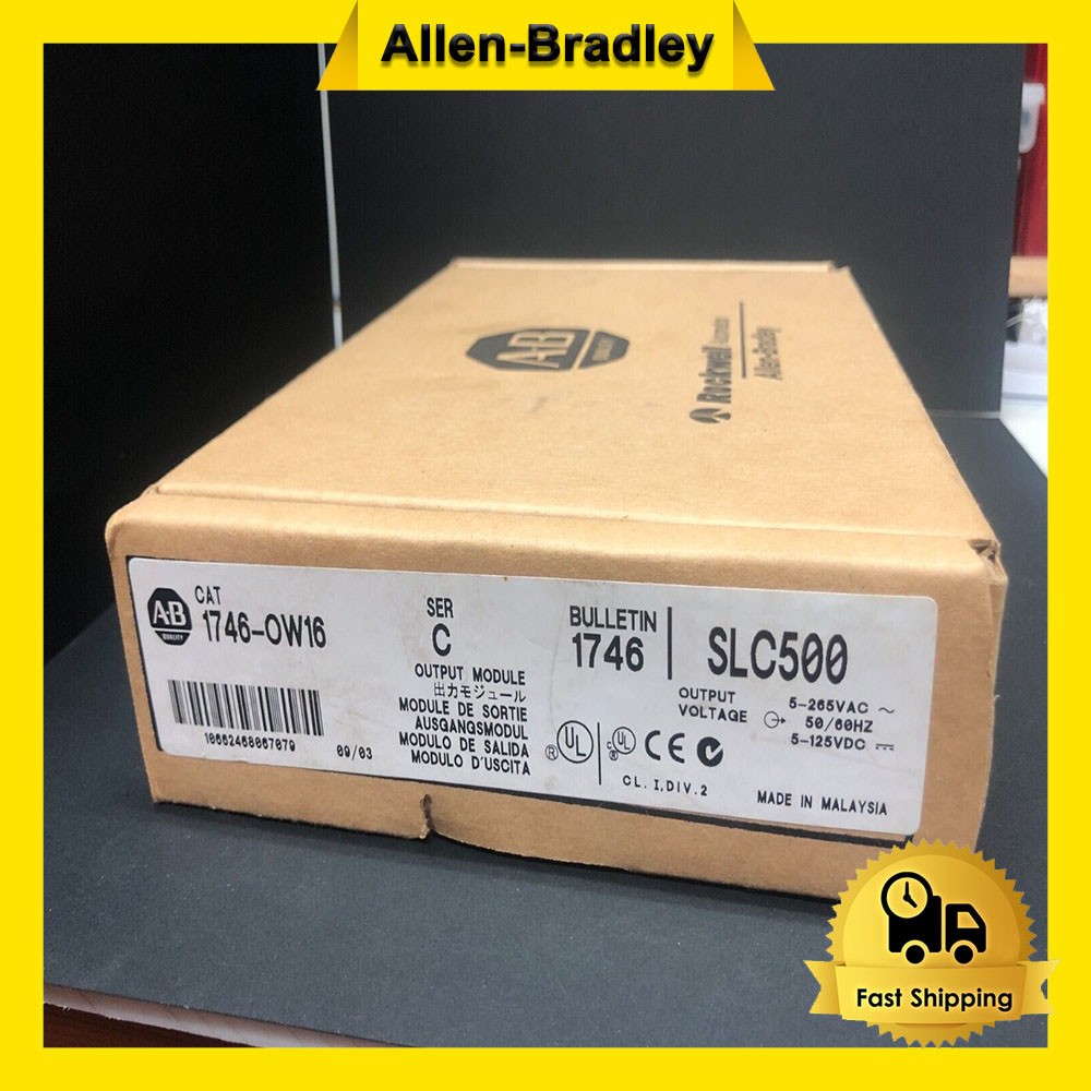 2023 AB 1746-OW16 AB 1746OW16 SLC500 1746OW16 Ser C Output Module New