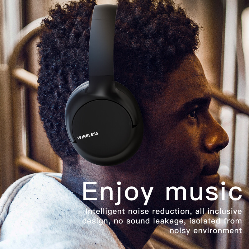 Foldable Wireless Bluetooth Headset Headphone For Apple iPhone 16e/Pro Max/Plus