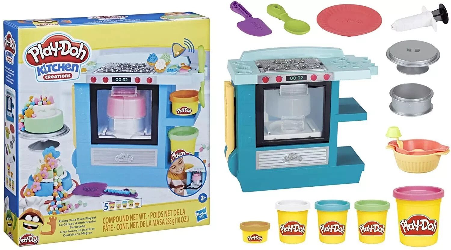 Play-Doh Kitchen Creations Rising Cake Oven Playset