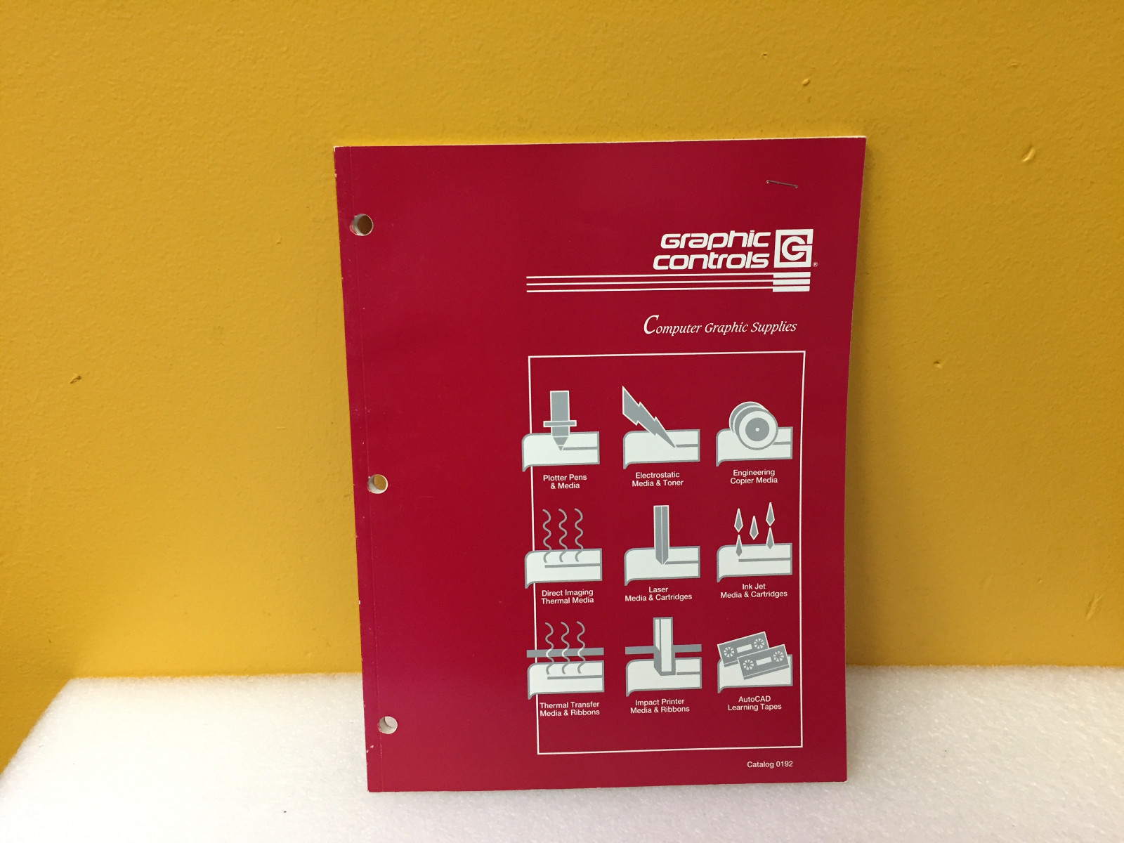 Graphic Controls Catalog 0192 Computer Graphic Supplies