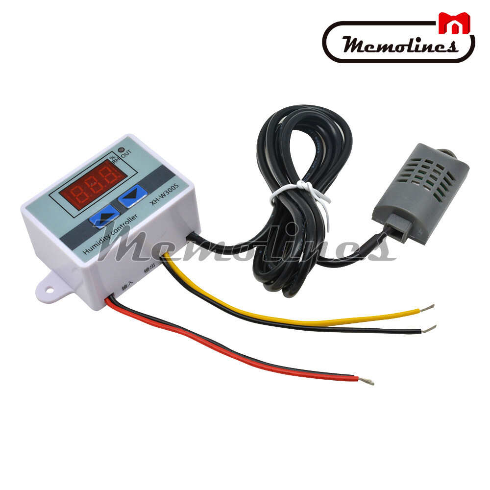 XH-W3005 AC110-220V 1500W LED Digit Humidity Controller Hygrometer Switch Sensor
