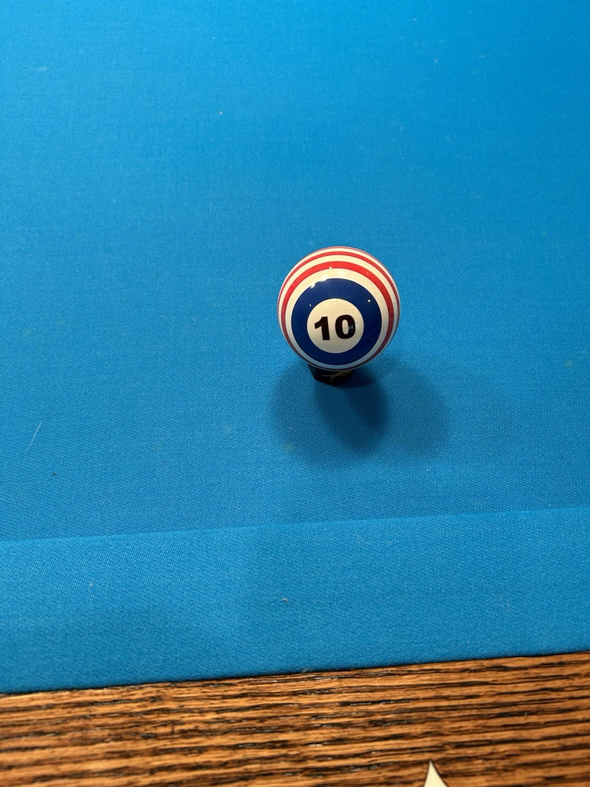 Stars And Stripes Pool Ball Individual Ten 10 Ball