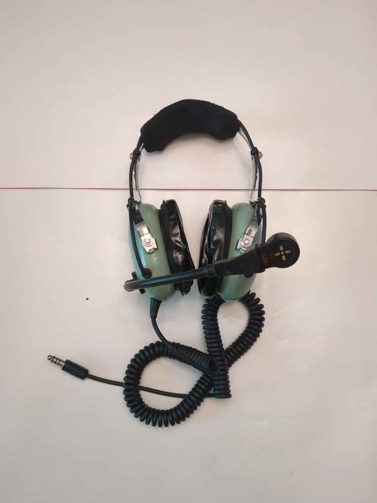 Vintage David Clark Aviation / Railway Headset 40301G-03 Single plug