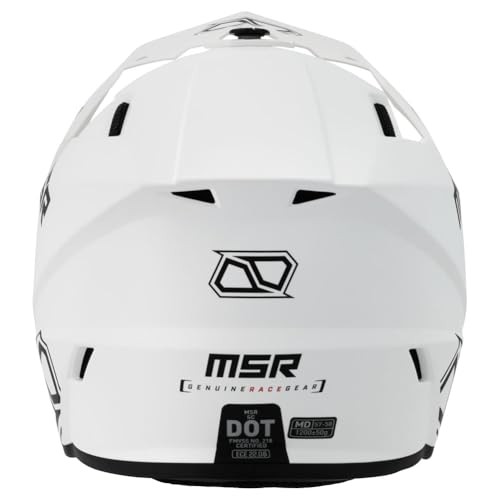MSR™ SC Range Dirt Bike Motocross Helmet Medium Matte White