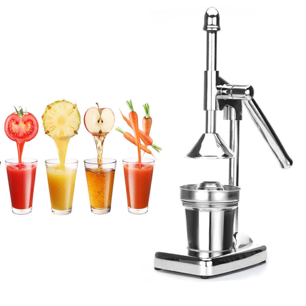 Commercial Manual Hand Press Orange Lemon Juicer Fruit Squeezer Press Machine US