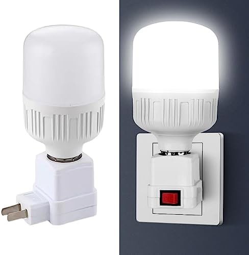 E26/E27 Socket Extension Adapter with Switch,Plug-in Light Socket,Convert Out...