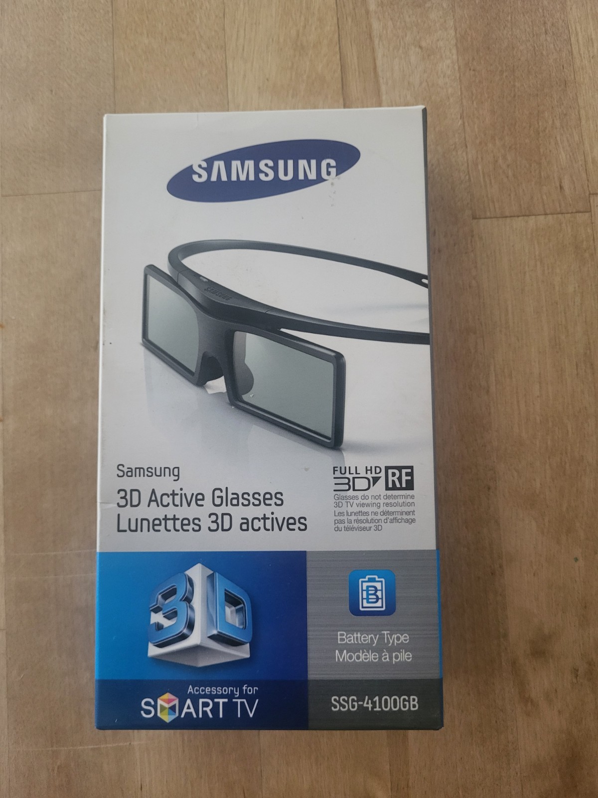 Samsung 3D Active Glasses SSG-4100GB Full HD One Pair For Smart TV new open box