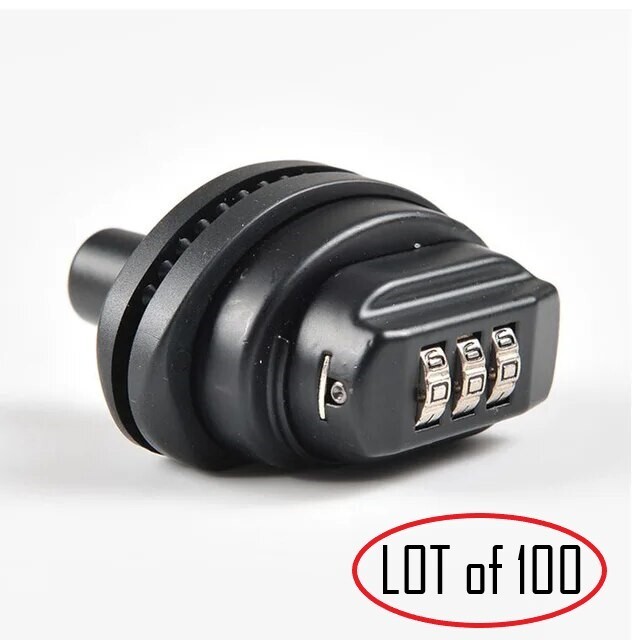Lot of 100 Combination Trigger Gun Locks Universal Firearms Pistol Rifle Shotgun