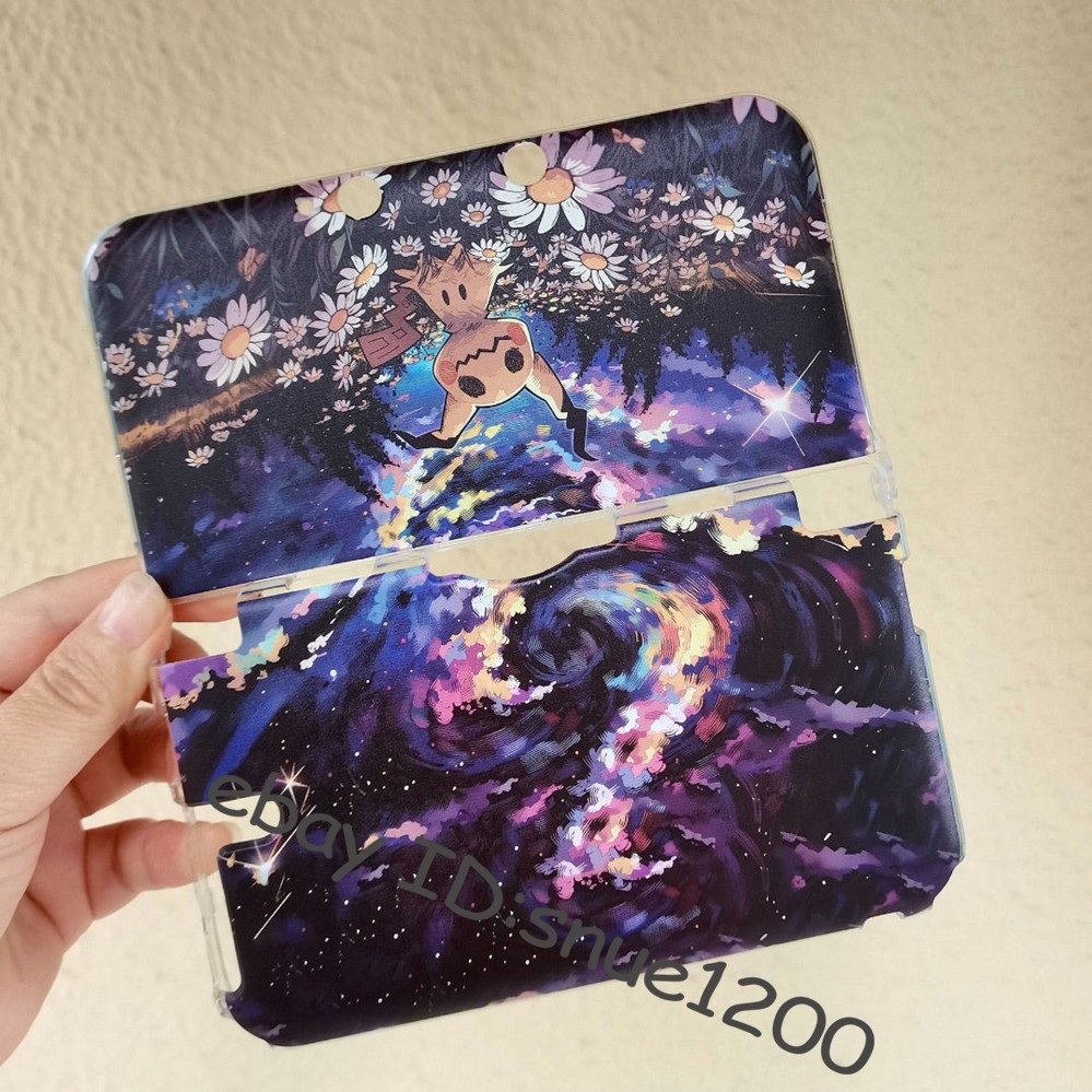 Pokemon Mimikyu Galaxy Flower Case Cover for Nintendo 3DS XL/LL Protective Shell