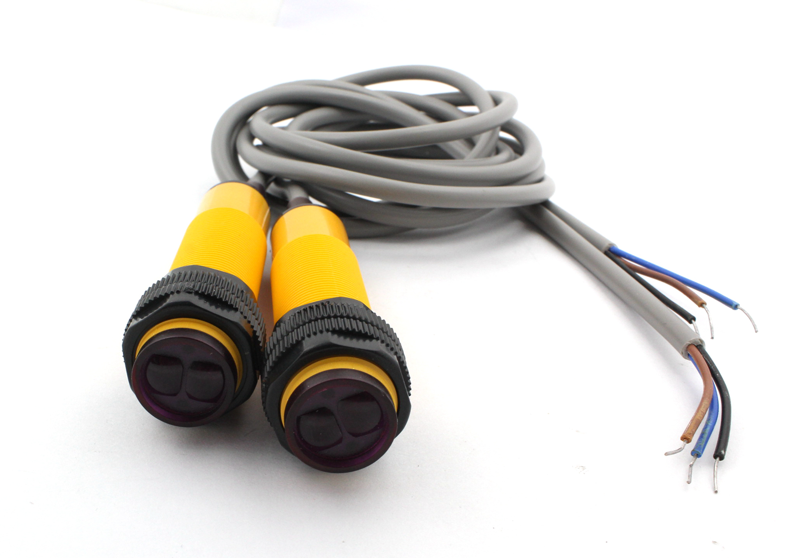 2Pcs NPN NO E3F-DS30C4 Photoelectric Switch infrared Switch Adjustable Sensor US