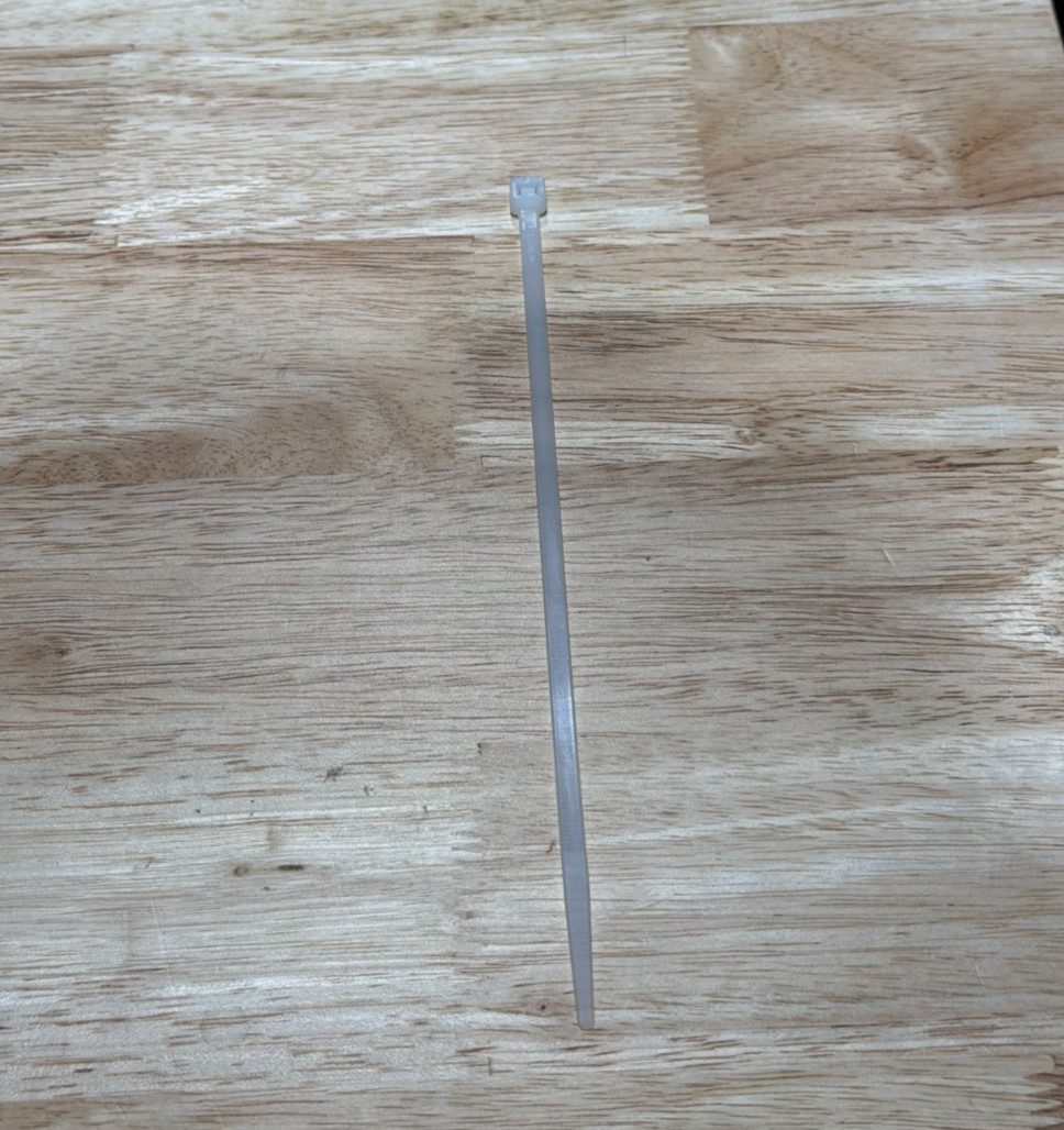 100ct 8in White Cable Ties 100 PACK (Y5.3)