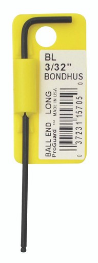 Bondhus 15703, 1/16" Ball End L-Wrench, 1 piece