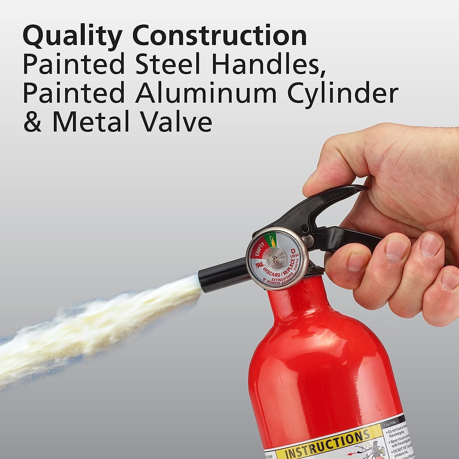 Kidde Fire Extinguisher for Home DRY CHEMICAL with Mounting Bracket - Red