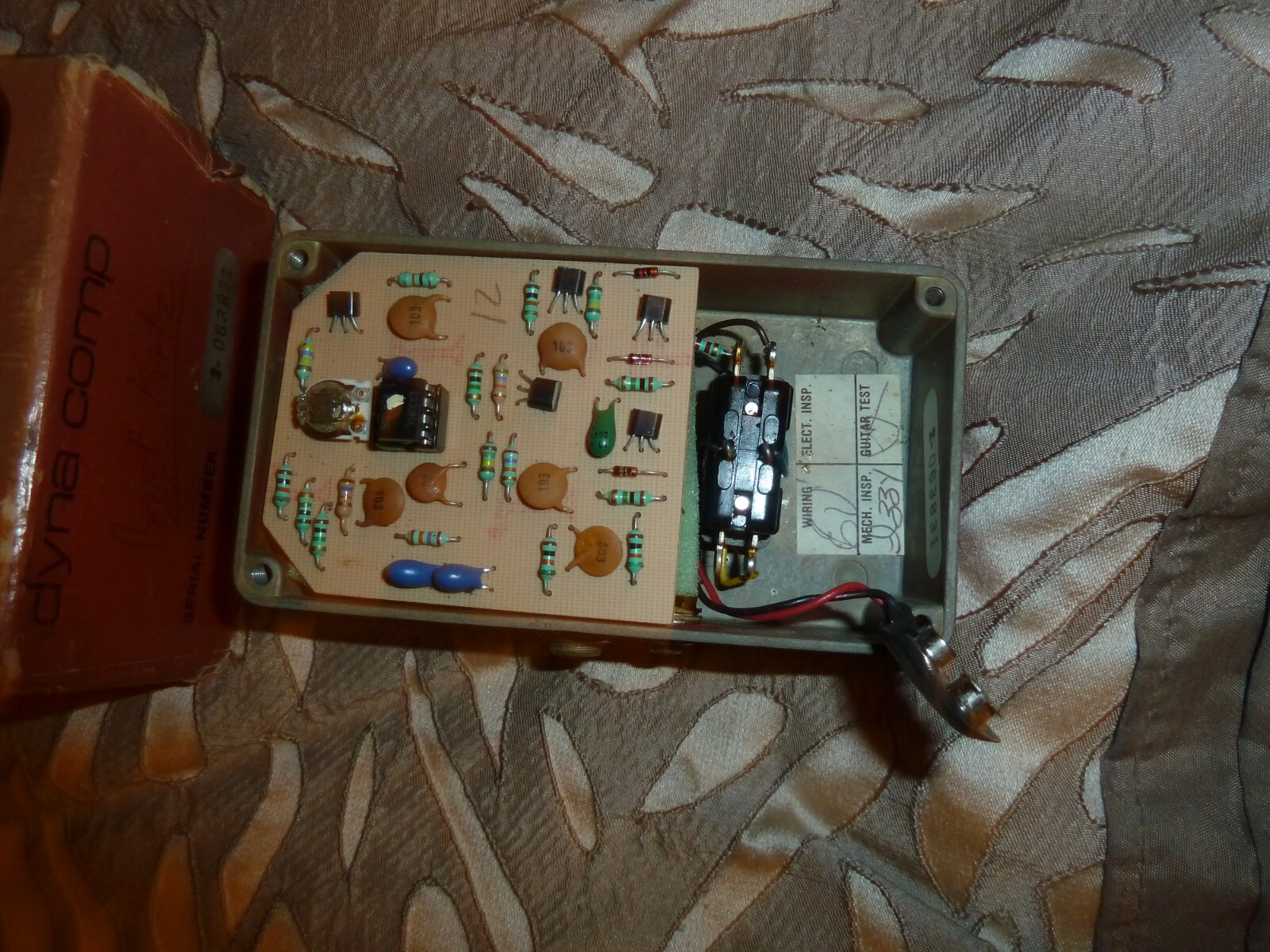 1981 MXR Red Dyna Comp Guitar Effects Pedal